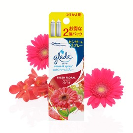 Grade Deodorizer/Air Freshener, Motion Spray Type, Deodorizing Sensor & Spray, Fresh Floral Scent, Refill, 0.6 fl oz (18 ml) x 2 Bottles