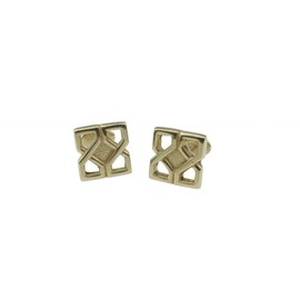 Celtic Design 8th Wedding Anniversary Solid Bronze Cufflinks (tg004-b)