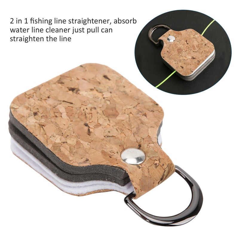 2 In 1 Fishing Line Cleaner Fly Fishing Wire Leader