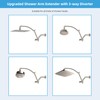Hibbent All Metal Upgraded 16 Inch Shower Head Extension Arm