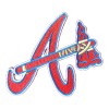 Atlanta Braves Patch. Tomahawk Design. Embroidered. Iron On Backing 3"x3"