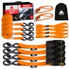 Jack Boss 2200 LB Break Strength Ratchet Straps Heavy Duty