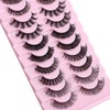 Eyelashes Russian Strip Lashes Natural Fluffy Wispy D Curly Effect