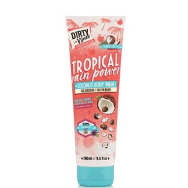 Dirty Works Tropical Rain Power Coconut Body Wash, 280ml