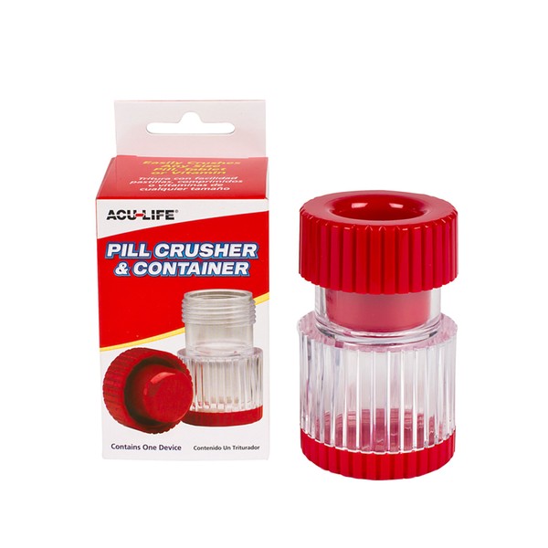 Acu-Life Pill Crusher and Grinder, Daily Usage, Safely Crushes Pills,