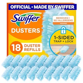 Swiffer, recambios para plumeros de limpieza, fabricados por SWIFFER, Plumero desechable de plumas y microfibra, alternativa, para limpiar muebles, pe