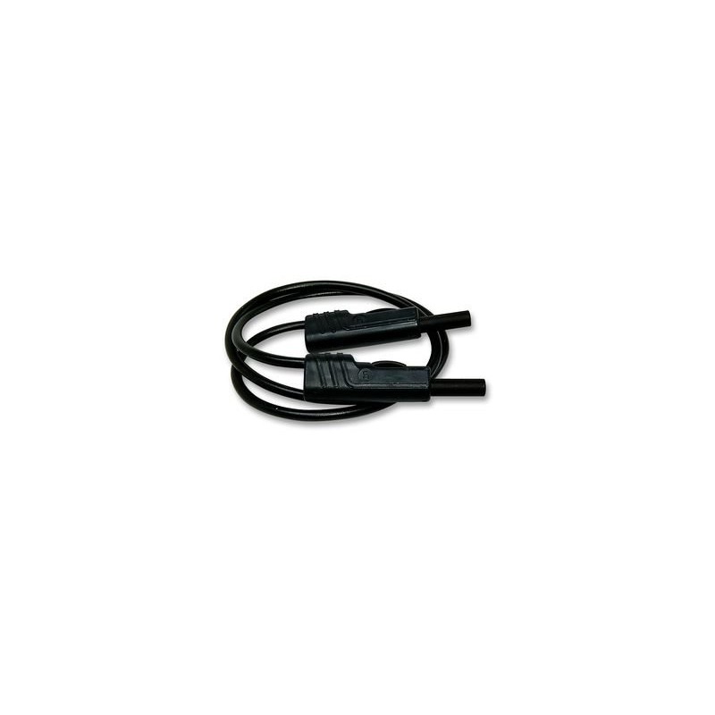 Test Lead, 4mm, Black, 0.5m, Test Leads / Probes, Banana