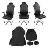 Gaming Chair Covers Comprehensive Protection Stretchable Comfortable Waterproof Black PU