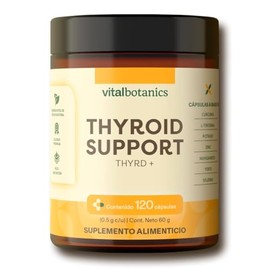 THYRD con Magnesio, Potasio, Selenio, Yodo, Zinc, Ajo y Crcuma. Con 120 capsulas de 500mg (4 meses). VitalBotanics. Suplemento Multivitamnico para... 
