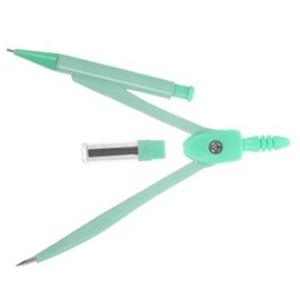 Operitacx 1 Satz Zirkel geometrieset büroartikel Zeichenwerkzeug thecircle Kreiszeichnungswerkzeug Schule Ästhetisches Schulmaterial tragbare Kompasse wiederverwendbare Kompasse Metall Green