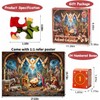 2024 Nativity Scene Christmas Advent Calendar Jigsaw Puzzle - 1008