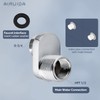 Chrome Polish Mounted Installation Kit for Wall Mount Faucets Connector