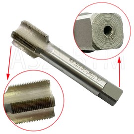 ASZLBYM 13/16-20 HSS Tap And Die Set，UNEF Machine Thread Tap and UNEF Round Thread Die Right Hand