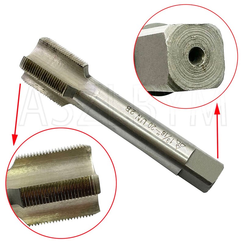 ASZLBYM 13/16-20 HSS Tap And Die Set，UNEF Machine Thread Tap