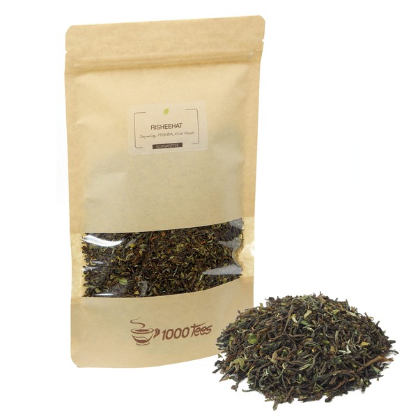 Black tea Risheehat First Flush from Darjeeling, medium strength, fruity,
