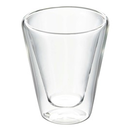 Luigi Bormioli Espressoglas 2er Set - Handgefertigtes, doppelwandiges Borosilikat - 85 ml Volumen - Eleganz und Funktionalität für Espresso-Liebhaber