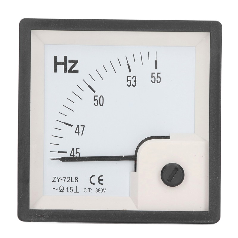 AC Frequency Meter 45 To 55Hz 1.5 Class Accuracy 72x72mm