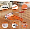 Laminate/Vinyl Floor Cutter, 13” Vinyl Plank Cutter with Wheels –