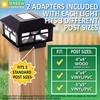 GreenLighting Modern Solar Post Cap Lights Fits 4x4 Wood, 4x4