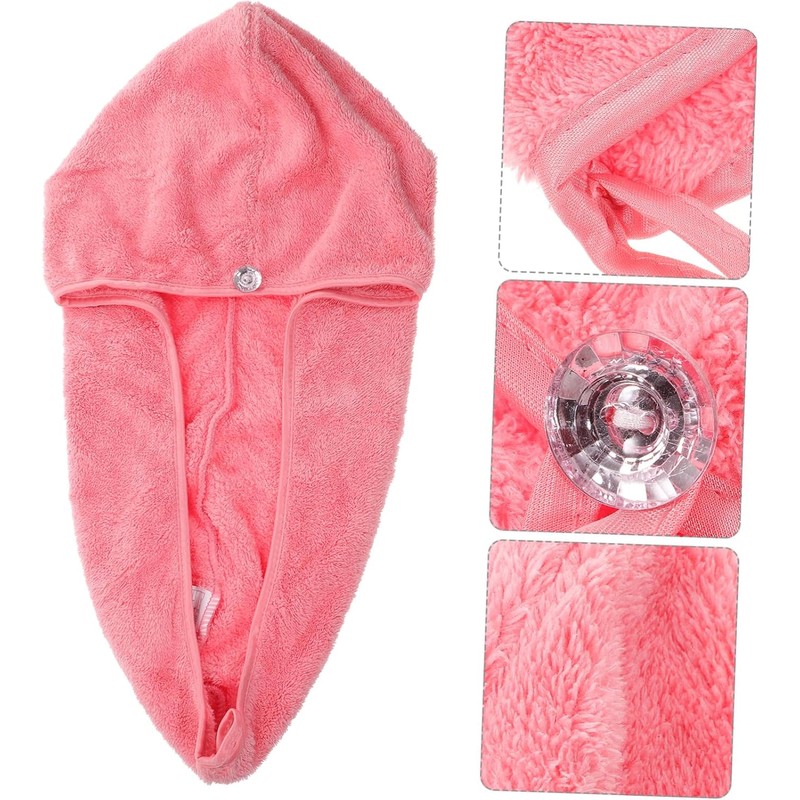 VALICLUD Toalla de Microfibra para Cabello Súper Absorbente Gorro para
