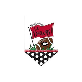 Collegiate Garden Flag (Georgia Cheer!)