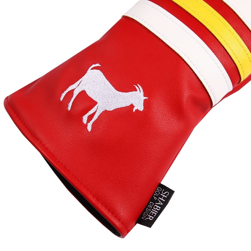 SHABIER Red Golf Head Cover with NO.15 Design for Driver