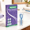 RIZUKO Floss Threaders,Deep Clean Dental Floss Threader for Braces,Bridges,Implants with