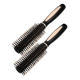 Minkissy 2pcs Static Curl Hair Brush for Men and Women Ergonomic Design Reduces Pulling for Combing and Curls Detangling Tool