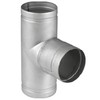 Ducting Pipe T Piece Connector Metal Tee Joint Aluminium Ventilation