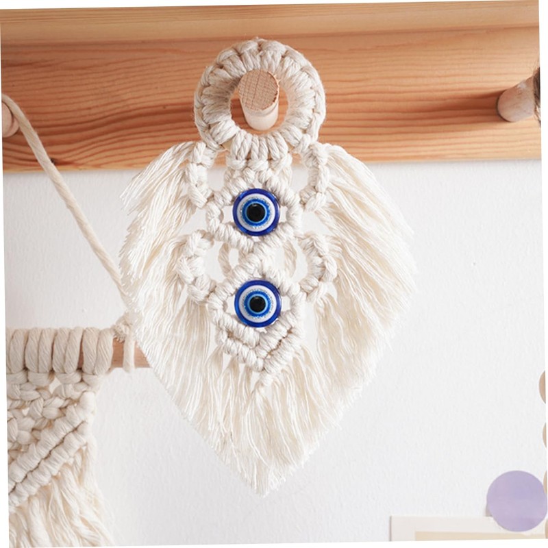 Ciieeo Macrame Woven Wall Decor Lightweight Tapestry for Bedroom Unique