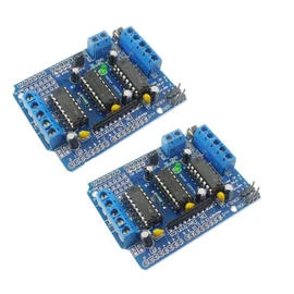 KKHMF 2pcs L293D Motor Driver Expansion Board Motor Motor Control Shield Arduino Compatible