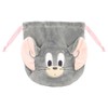 Tees Factory TJ-5530470TF Tom and Jerry Plush Drawstring Bag, TF