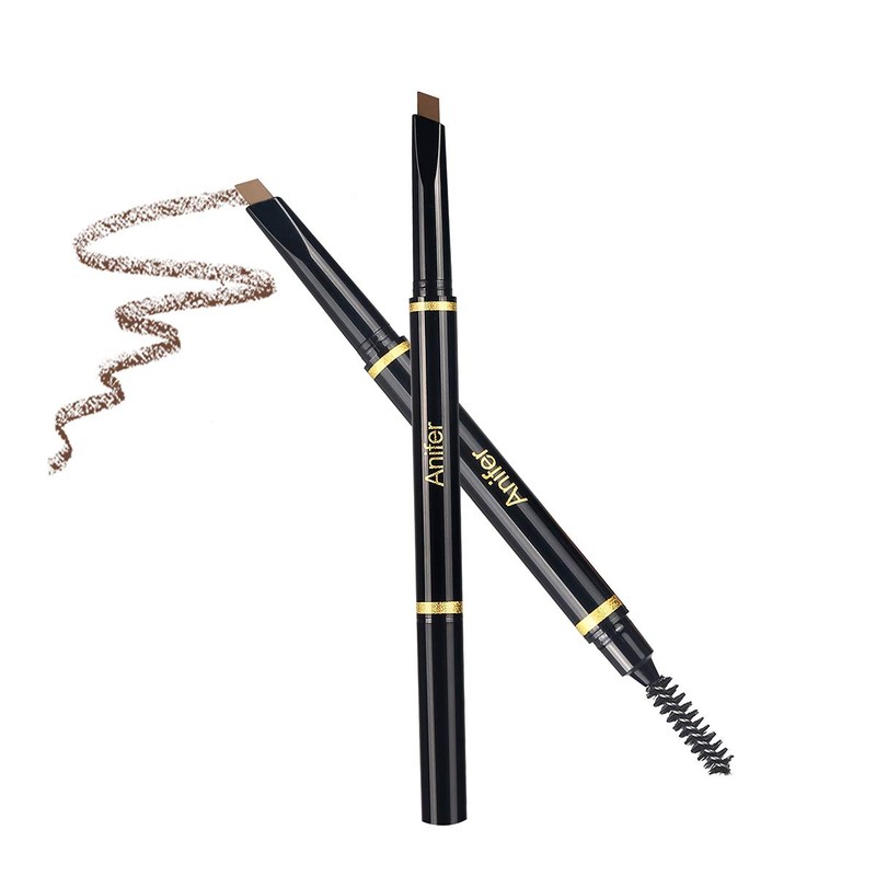 ANIFER Eyebrow Pencil Black Waterproof Smooth Natural Cruelty Free (Black