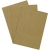 BOX USA BCP57 Chipboard Pads, 5" x 7", Kraft, 1125