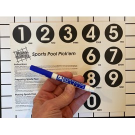 OFG Products Prize Boards - Sports Squares Pool Pick'em| Perfect for March Madness and Super Bowl Squares Pools!