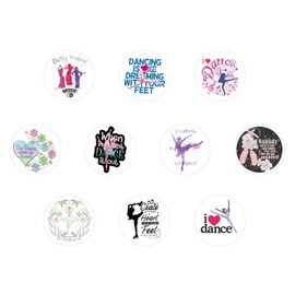 500Pcs Dancing Stickers Dance Decals, 1 Roll 10 Styles Cute Dancer Sticker Reward Cute Space Stickers Office Supplies Incentives Sticker Party Favor Decal (Dance)