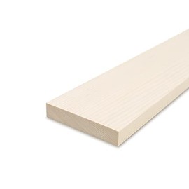 Reese Smooth Edge Boards - Planed Spruce - 1.9 cm Thick x 60 cm Long - 12 cm Wide - For Building Shelves and Furniture as well as for Crafts
