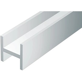 Evergreen 70EG287 Scale Model Plastic Rod, H Steel, Thickness 0.2 inches (6.3 mm), Pack of 2, Model Material