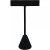 FindingKing 6 Black Velvet Earring T Stand Showcase Displays 4.75"