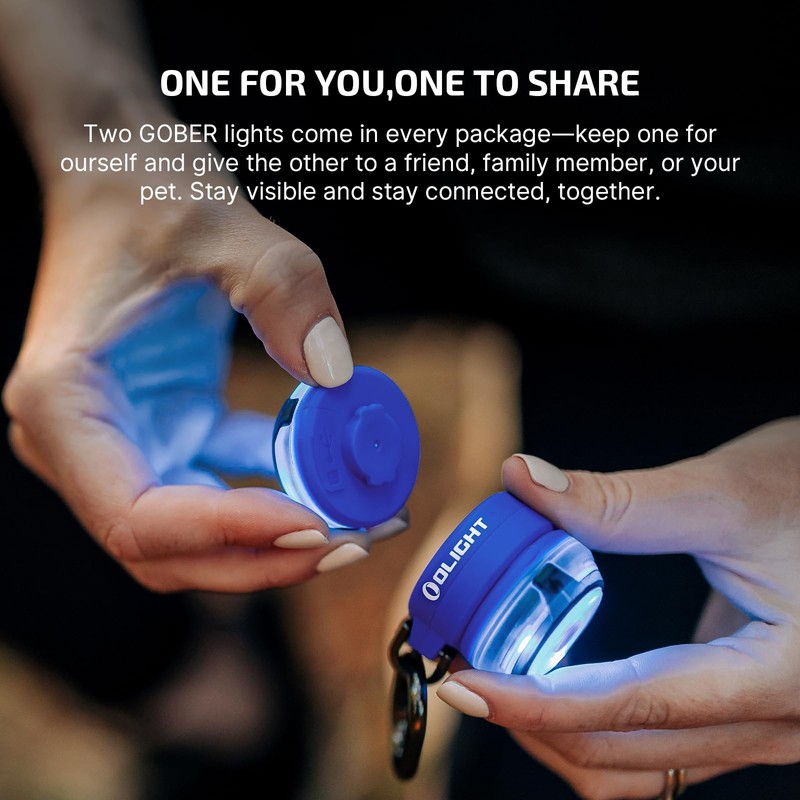 OLIGHT Gober 2 Sicherheitslicht, Warnleuchte LED mit 4 Beleuchtungsmodi, USB-C