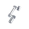 1080° Chrome Rotatable Faucet Extender Aerator w/Nozzle Adapters Swivel Sink