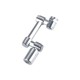 1080° Chrome Rotatable Faucet Extender Aerator w/Nozzle Adapters Swivel Sink Tap Filter 2 Water Flow Modes Universal for Kitchen Bathroom Sink Hand Face Washing