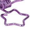 100pcs Star Binder Clips Cute Cartoon Hollow Strong Clamping Force