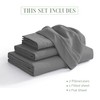 Elegant Comfort Luxurious 1500 Premium Hotel Quality Microfiber 4-Piece Sheet