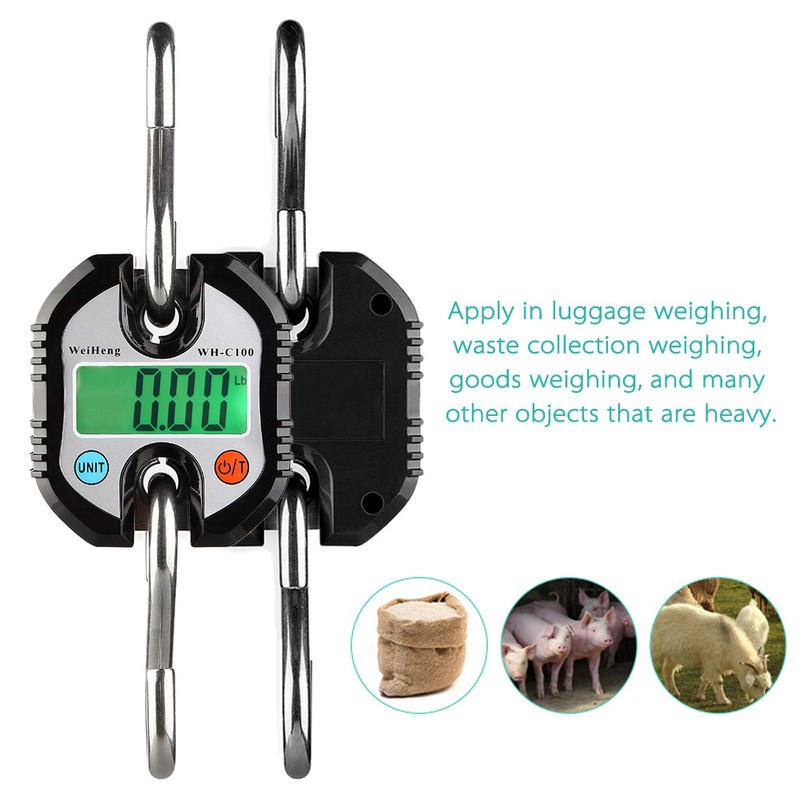 Mini Portable Electronic Crane Scale Digital Luggage Hanging Scale Fish