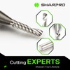 SHARPRO O Flute Upcut Spiral Rouer Bit 1/4 Inch Shank