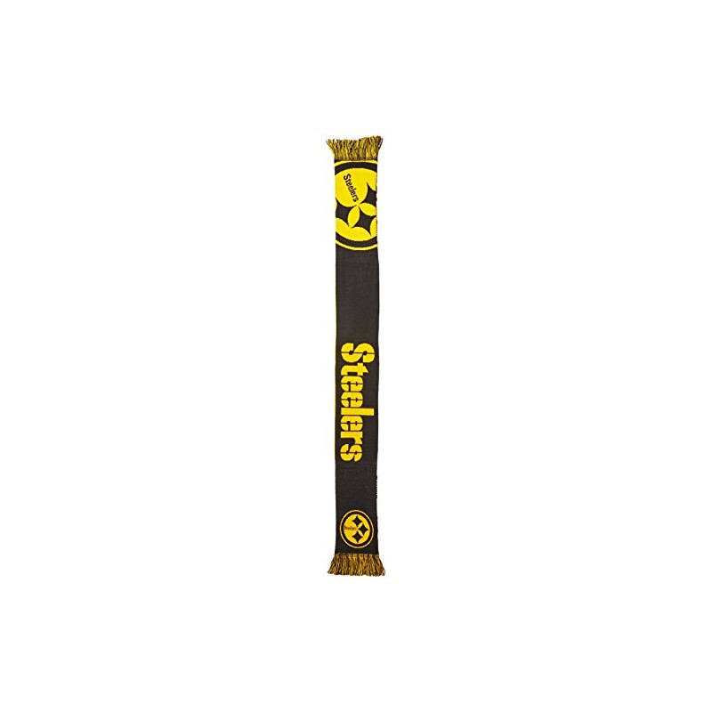 FOCO Pittsburgh Steelers Reversible Split Logo Scarf