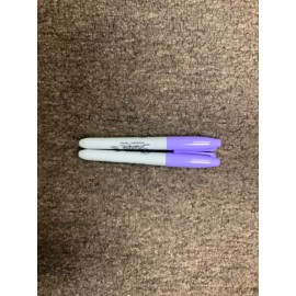 Sharpie Permanent Ink Marker Pen, Fine Point, Original Sharpie - Lilac 2/5/10 - 5 pack