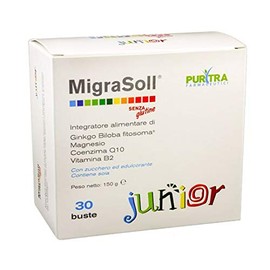 Migrasoll Junior 30 Bags - Migraine Supplement, Gluten Free
