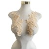 Lace Beaded Applique Perfect Shining Trim Patches for Wedding Dress